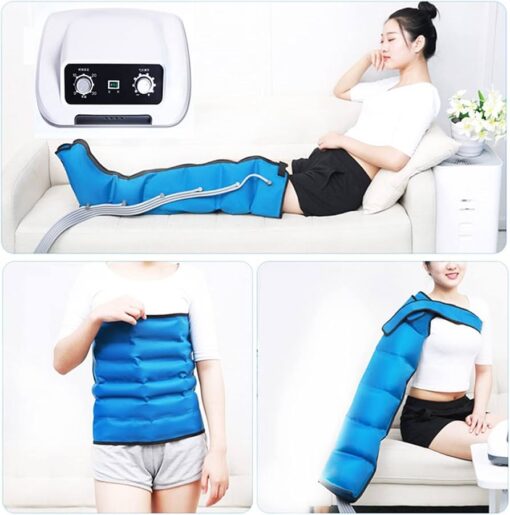 Air Compression Electric Leg Massager, Compression Pump, Recovery Boots, Waist Relax Arm and Foot Massager, Promote Blood Circulation and Lymphatic Drainage